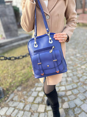 Rucsac albastru Harmony + Ursulet