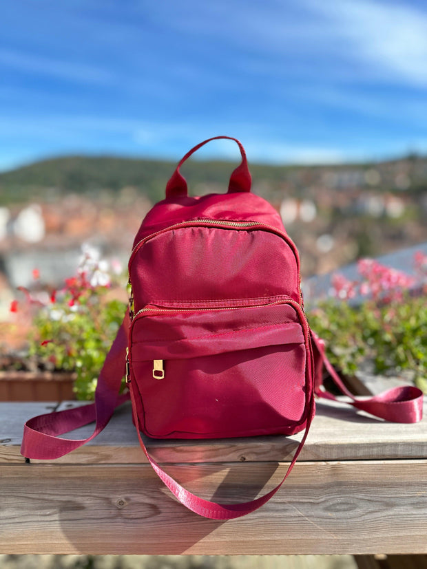 Rucsac rosu multifunctional Demi