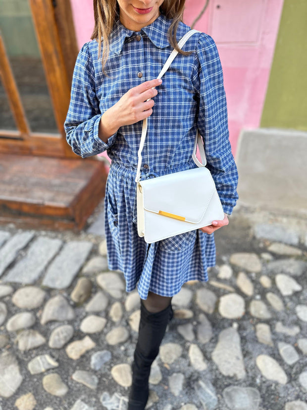 Geanta alba Eva