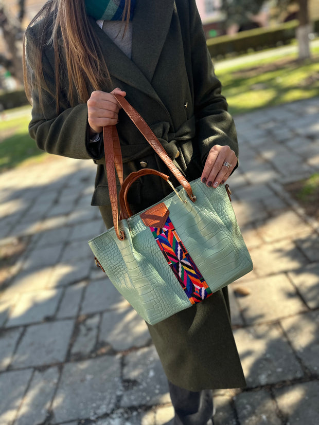 Set genti verzi crocodil 4 in 1 Katia