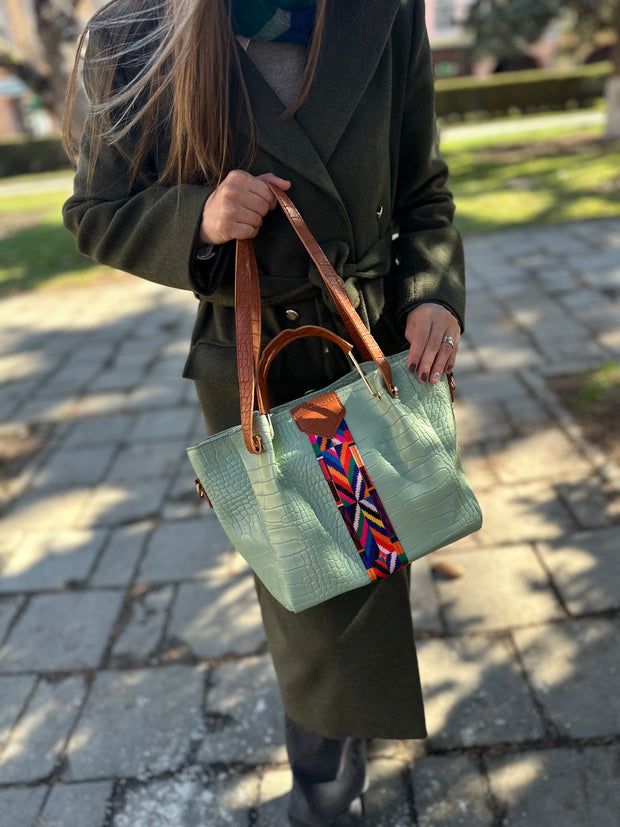 Set genti verzi crocodil 4 in 1 Katia