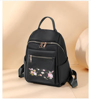 Rucsac negru cu flori Bloom