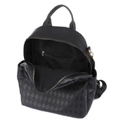 Rucsac negru bretea colorata Iris - TIARA CONCEPT STORE