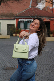 Geanta verde sarpe Gia