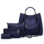 Set genti albastre Selena 4 in 1